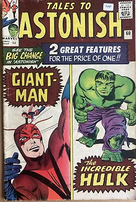 Buy Tales To Astonish #60 Oct 1964 Giant-Man & Hulk Ist Double Feature - Lee & Ditko • 49.99£