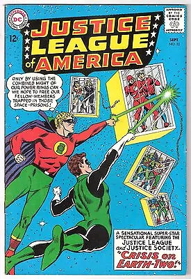 Buy Justice League Of America #22, Dc 1963, Fn+ Condition, Jsa Cross-over • 277.13£
