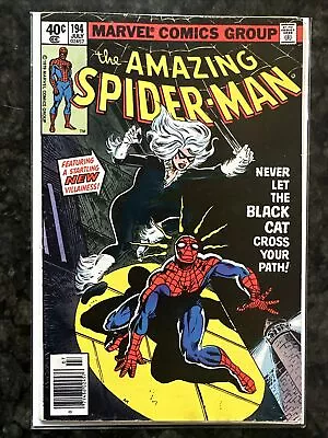 Buy The Amazing Spider-Man #194 Key Marvel Comic Book 1st Appearance Of Black Cat • 136.59£