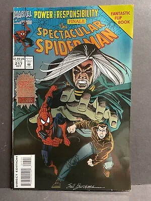 Buy Spectacular Spider-man #217  VF-  1994  Mid Grade Marvel Comic • 2.36£