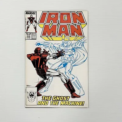 Buy Iron Man #219 1987 VF+ 1st Appearance Of Ghost • 30£