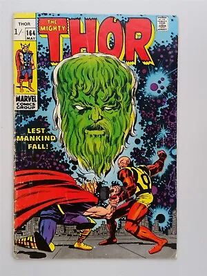 Buy Thor Mighty #164 Vg- (3.5) May 1969 Marvel Comics ** • 17.99£