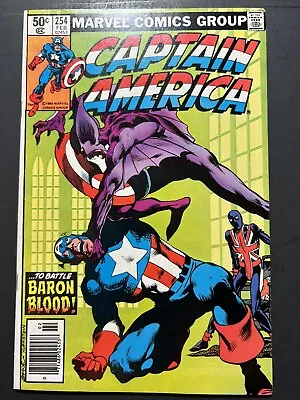 Buy Captain America #254 1981 FN-Death Of Baron Blood BY DECAPITATION Marvel • 5.53£