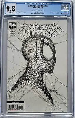 Buy Amazing Spider-Man #55~CGC 9.8~GLEASON WEBHEAD 1:50 Variant Cover~2nd Print • 79.99£