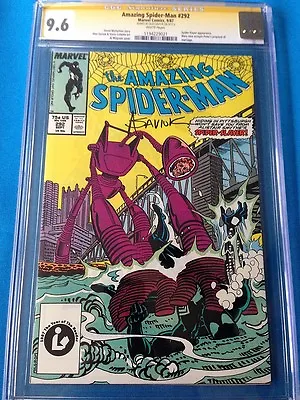 Buy Amazing Spider-Man #292 - Marvel - CGC SS 9.6 NM+ - Signed By Alex Saviuk • 113.92£