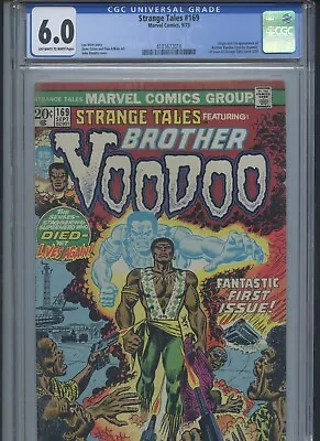 Buy Strange Tales Vol 1 #169 1973 CGC 6.0 (1st App Of Brother Voodoo) • 180.96£