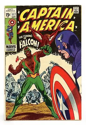 Buy Captain America #117 VG- 3.5 1969 1st App. And Origin Falcon • 130.45£
