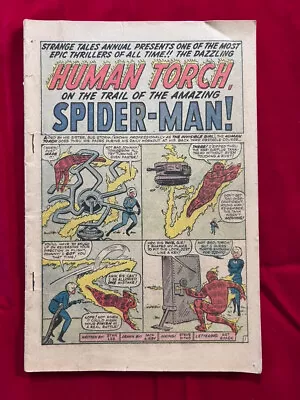 Buy Strange Tales Annual #2 (Marvel 1963) First Team-up Spider-Man And Human Torch! • 39.98£