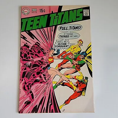 Buy Teen Titans #22 DC Comics 1969 New Origin And Revamp Of Wonder Girl (Donna Troy) • 21.59£