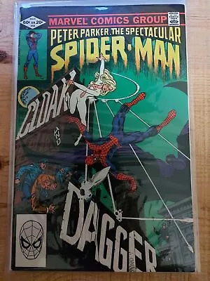 Buy Peter Parker The Spectacular Spider-Man #64, 1st App Cloak & Dagger, 1982 • 40£