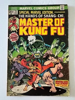 Buy Special Marvel Edition 15 1973  1st Shang-Chi Master Of Kung Fu Jim Starlin • 60.19£