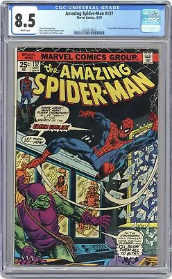 Buy Amazing Spider-Man #137 CGC 8.5 1974 4224218014 • 83.95£