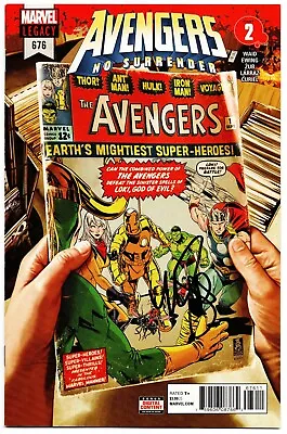 Buy Avengers #676 VF/NM Signed W/COA Mark Brooks 2018 Marvel Comics  • 37.41£