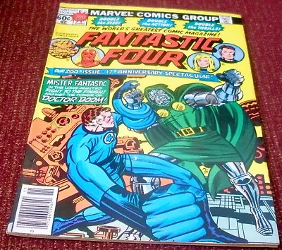 Buy FANTASTIC FOUR #200 70’s Marvel Comic Book Bronze Age DOCTOR DOOM 1978 • 9.49£