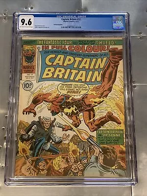 Buy Captain Britain #13 Cgc 9.6 Nm+ 1976 Uk Marvel Bronze Age • 59.99£