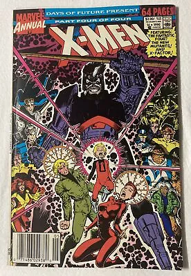 Buy X-MEN Annual #14 Newsstand First Appearance Gambit! Marvel Comics 1990 VF+ • 28.09£