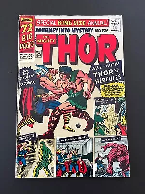 Buy Journey Into Mystery Annual #1`- First Appearance Of Hercules (Marvel, 1965)VG/F • 232.64£