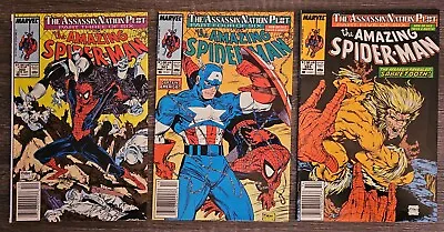 Buy Amazing Spider-Man # 322 323 324 - Newsstand Variant 3 Issue Lot McFarlane Art • 19.70£