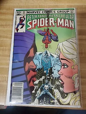 Buy SPECTACULAR SPIDER-MAN #82 Cloak And Dagger-MARVEL Newsstand 1983 • 18.14£