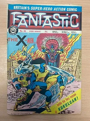 Buy FANTASTIC NO.48 13/01/1968 UK Marvel Comic BRITAIN'S SUPER-HERO ACTION COMIC • 10£