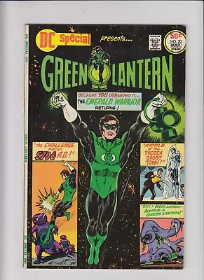 Buy DC Special 20 Green Lantern Silver Age Gil Kane Reprints 7.5 VF- • 3.95£