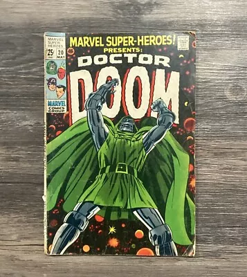 Buy MARVEL SUPER-HEROES PRESENT 20, 1st Solo DR. DOOM, 1969 • 119.15£