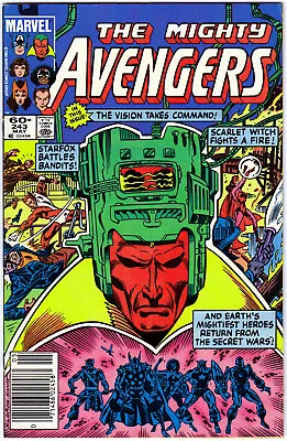 Buy Avengers #243 Vision Becomes Chairman (1984) Fine/vf • 3.20£