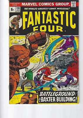 Buy Marvel Comics Fantastic Four #130 (Jan 1973) Pence Copy • 7£