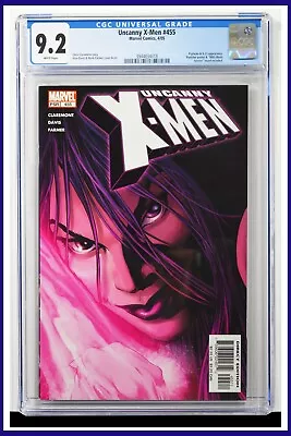 Buy Uncanny X-Men #455 CGC Graded 9.2 Marvel April 2005 White Pages Comic Book. • 61.67£
