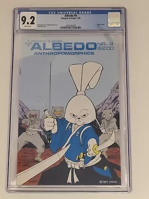 Buy Albedo 4 (Thoughts & Images 1985) Stan Sakai CGC 9.2: Usagi Yojimbo - 2nd Cover • 179.25£