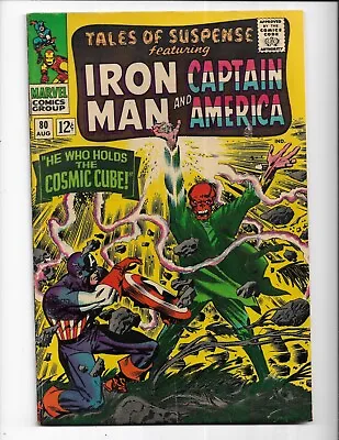 Buy Tales Of Suspense 80 - Vg/f 5.0 - Red Skull - Iron Man - Captain America (1966) • 25.66£