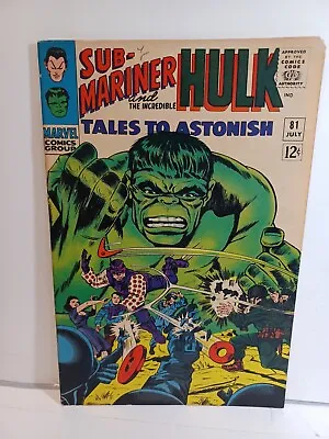 Buy Tales To Astonish #81/Silver Age Marvel Comic Book/1st Boomerang • 40.21£