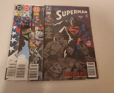 Buy DC Comics SUPERMAN #53 - #56, 1991, VF • 9.50£