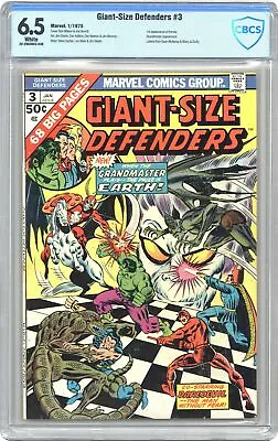 Buy Giant Size Defenders #3 CBCS 6.5 1975 22-2D520EC-038 1st App. Korvac • 70.45£