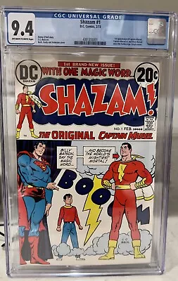 Buy Shazam #1 CGC 9.4 1st App Of Capt. Marvel. • 237.40£