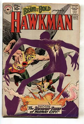 Buy THE BRAVE AND BOLD #36-1961-DC-HAWKMAN-JOE KUBERT ART-comic Book • 57.09£