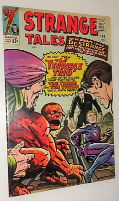 Buy Strange Tales #129 Very Glossy 9.0/9.2 Dr Strange Thing Torch 1965 • 166.03£
