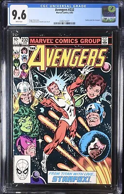 Buy AVENGERS #232 (1983) CGC 9.6 NM+ 🦊 Starfox Joins The Avengers 🦊 White Pages • 55.56£