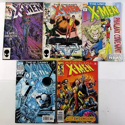 Buy Uncanny X-Men Lot Of 5 #198,206,316,375,Annual 1 Marvel (1985) 1st Print Comics • 14.80£