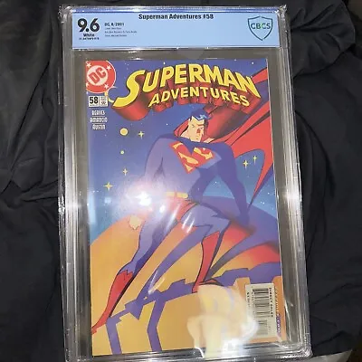 Buy 2001 Dc Superman Adventures #58 Animated Alex Ross Cover Rare Newsstand Cgc 9.6 • 178.88£