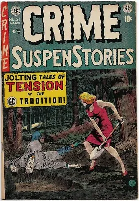 Buy Crime Suspenstories #21 (1954) Fn 6.0  Golden Age Ec Horror! • 420£