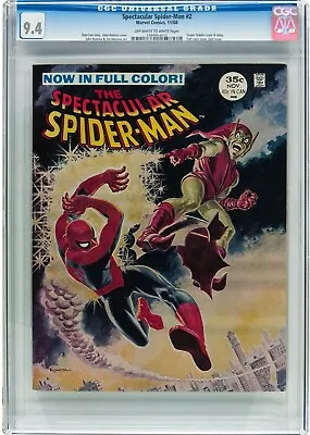 Buy Spectacular Spider-Man #2 (Marvel, 1968) CGC NM 9.4 Off-white To White Pages. • 895£