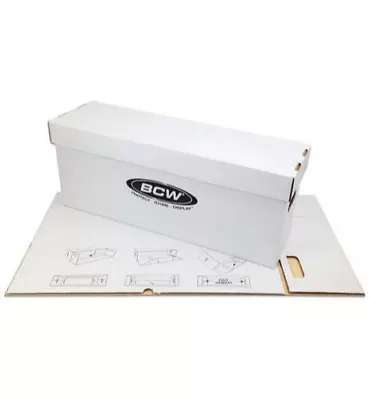 Buy New BCW Long Comic Book Storage Box With Handles, Holds 250-300 Comics • 28.45£