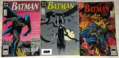 Buy Batman #430,431,433 (DC Comics 1989) THREE COMPLETE STORIES George Pratt Cover • 6£