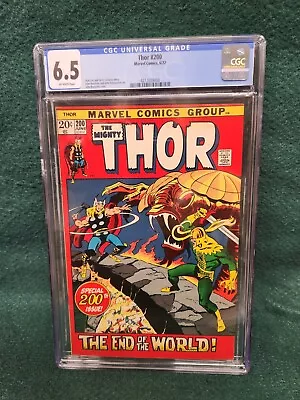 Buy Thor #200 Cgc 6.5 / Marvel Comics • 62.46£