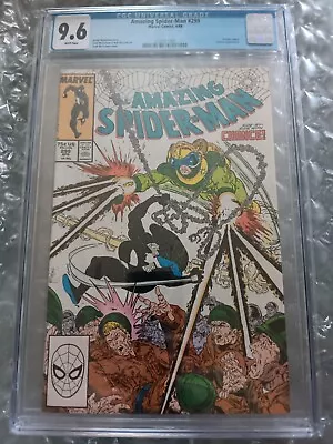 Buy Amazing Spider-Man #299 💥 CGC 9.6 WHITE PG 💥 1st Venom Cameo Marvel Comic 1988 • 198.68£