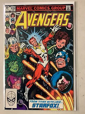 Buy Avengers #232 Direct Starfox, Drunken Tony Stark 6.0 (1983) • 4.77£