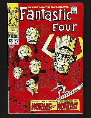 Buy Fantastic Four #75 FN- Kirby Sinnott Silver Surfer Galactus Crystal (Inhumans) • 40.13£