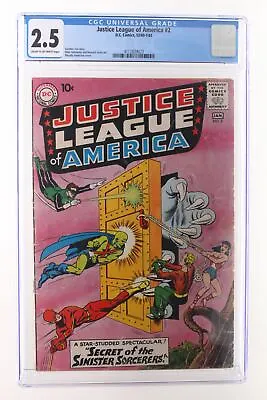 Buy Justice League Of America #2 - D.C. Comics 1961 CGC 2.5 Gardner Fox Story Mike S • 94.08£