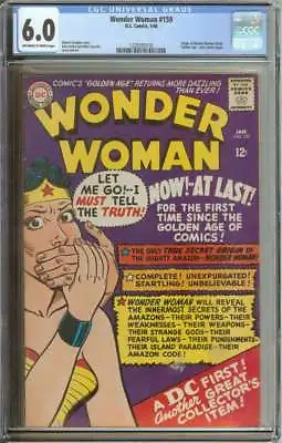 Buy Wonder Woman #159 Cgc 6.0 Ow/wh Pages • 132.99£